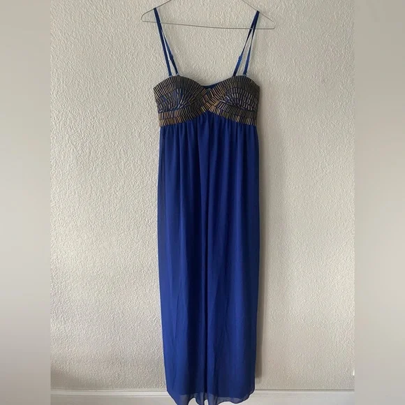 Little Mistress Dresses | Little Mistress Cobalt Blue Flowy Prom Dress With Gold Details In Bodice | Color: Blue | Size: 8 | Melissalk012's Closet Little Mistress Dresses | Little Mistress Cobalt Blue Flowy Prom Dress With Gold Details In Bodice | Color: Blue | Size: 8 | Melissalk012's Closet